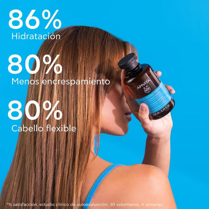 Apivita Hyaluronic Hydra Champú Hidratante Cabello Fino 250 ml-4