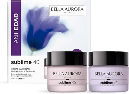 Bella Aurora Pack Sublime 40 crema viso antietà giorno e notte