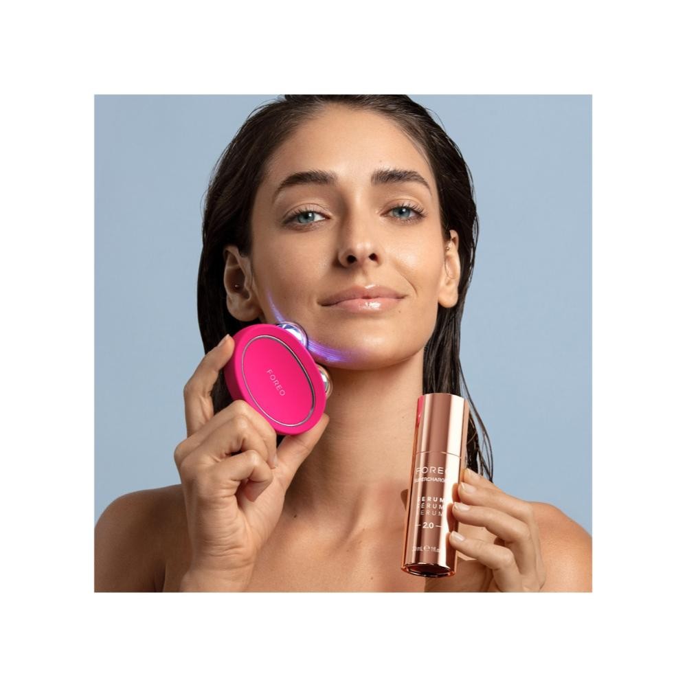 FOREO BEAR 2 Appareil de Tonification Faciale avec Microcourants couleur Fuchsia