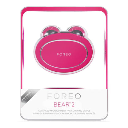 FOREO BEAR 2 Appareil de Tonification Faciale avec Microcourants couleur Fuchsia