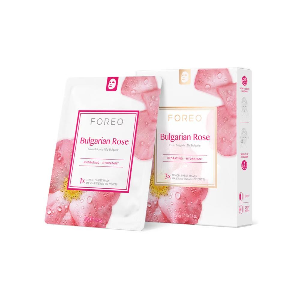 Foreo Mascarilla Facial Revitalizante Rosa Búlgara 3 uds-2