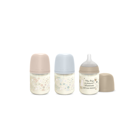 Suavinex Biberón de Vidro com Silicone S Wonderland 120ml