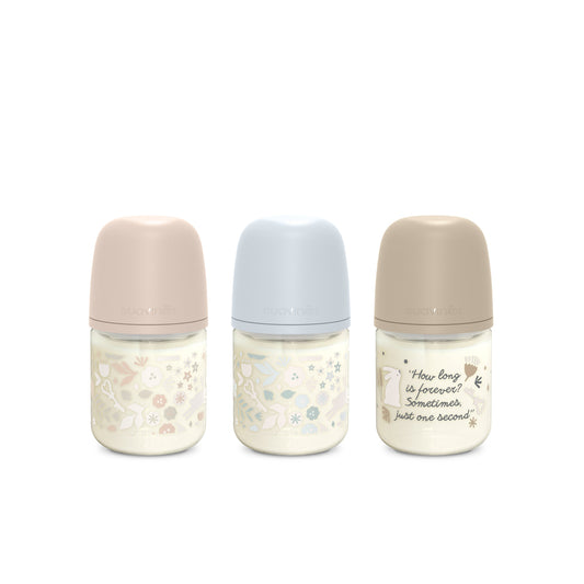 Suavinex Biberón de Vidro com Silicone S Wonderland 120ml