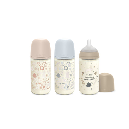 Suavinex Biberón de Vidro com Silicona M Wonderland 240ml