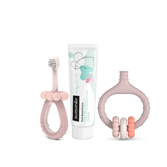 Suavinex My First Dental Care Set +0M Pink
