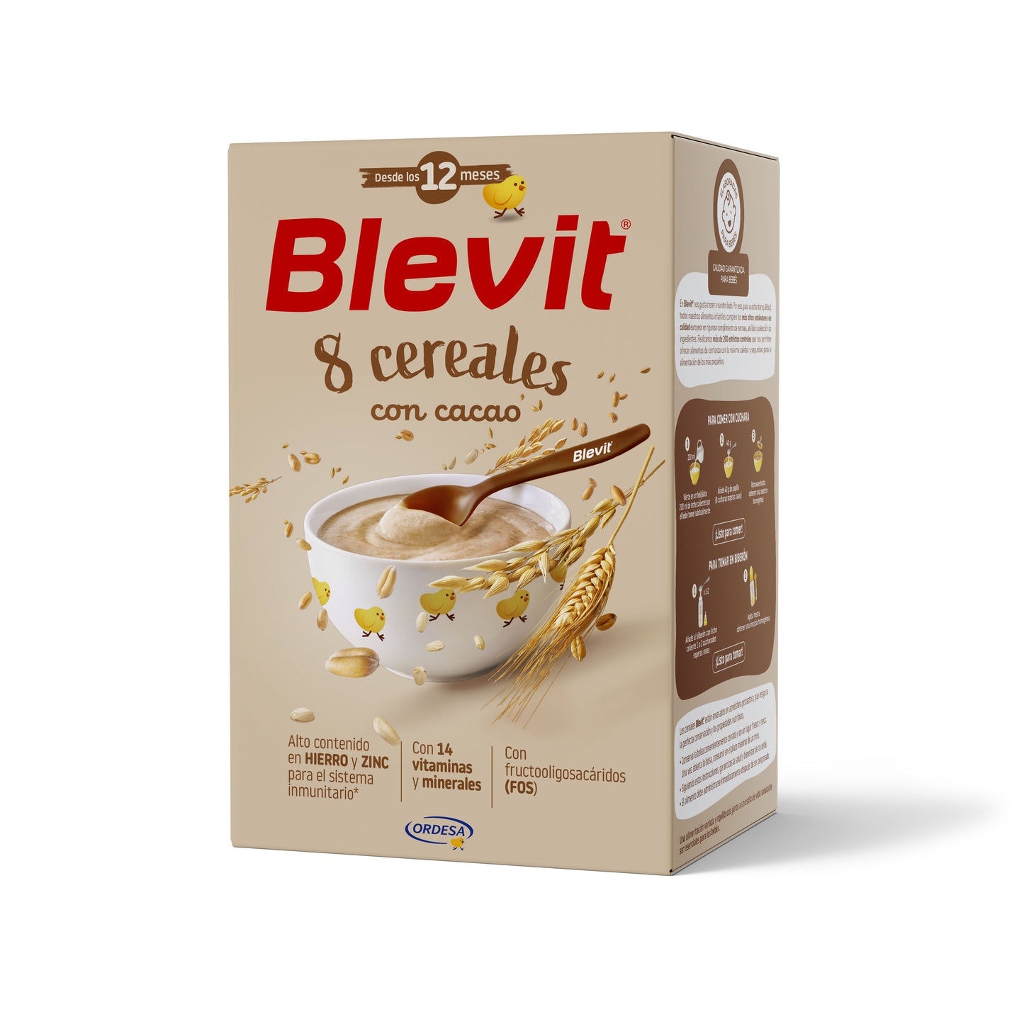 Blevit 8 Cereales Cacao 500g