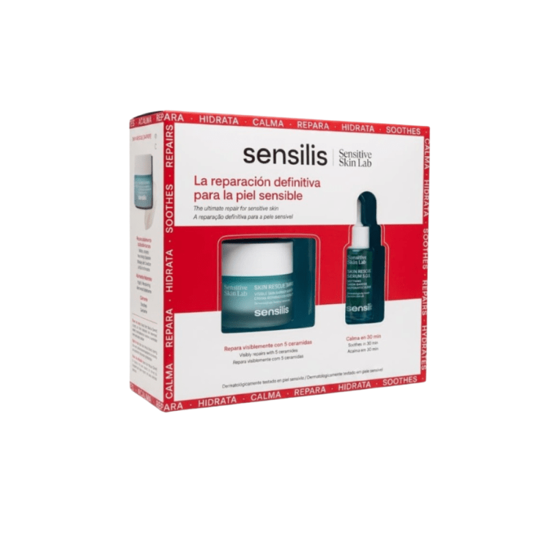 Sensilis Skin Rescue Barrier Creme 50 ml + Serum 14 ml – Set für empfindliche Haut