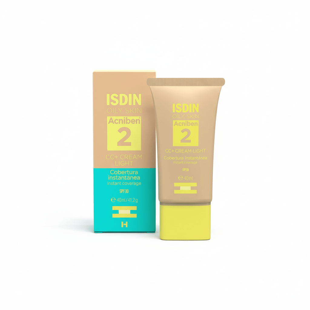 ISDIN Acniben CC+ Cream Light SPF30 Antiacne com Cor – 40 ml