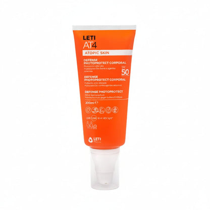 LETI AT4 Defense Sonnenschutz Körperlotion bei atopischer Haut 200 ml