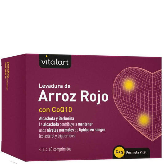 Vitalart Arroz Rojo CoQ10 60 Comp