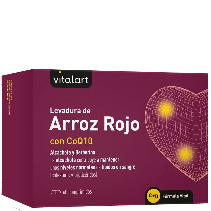 Vitalart Arroz Rojo CoQ10 60 comprimidos
