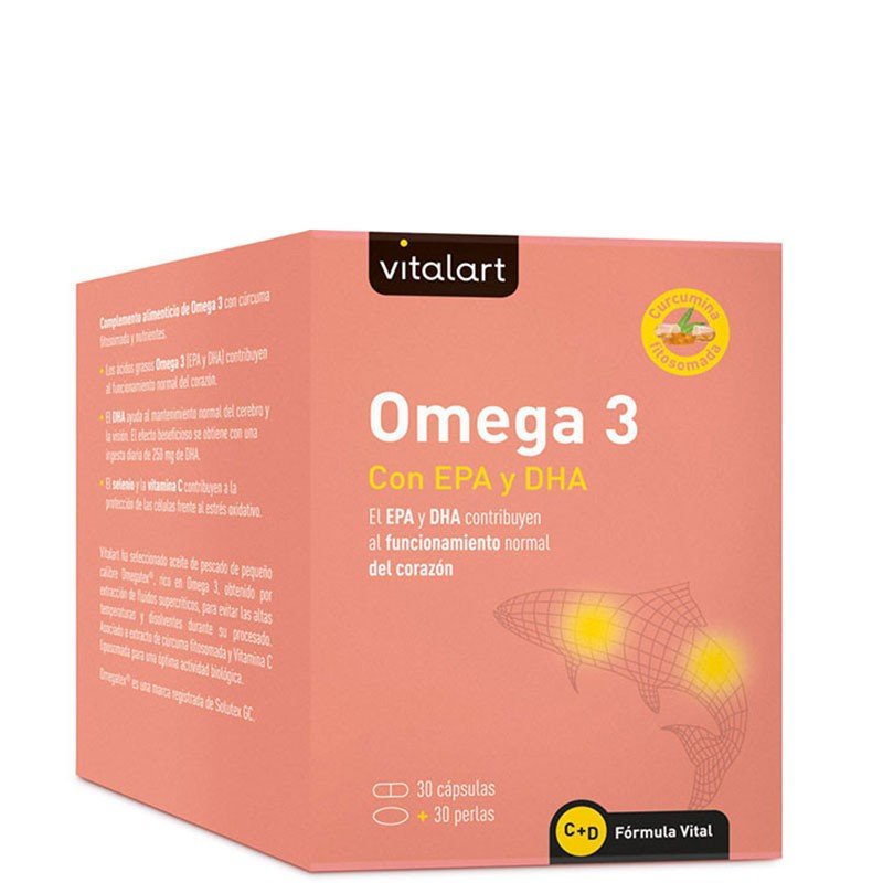 Vitalart Omega 3 30 Perlas + 30 Cápsulas