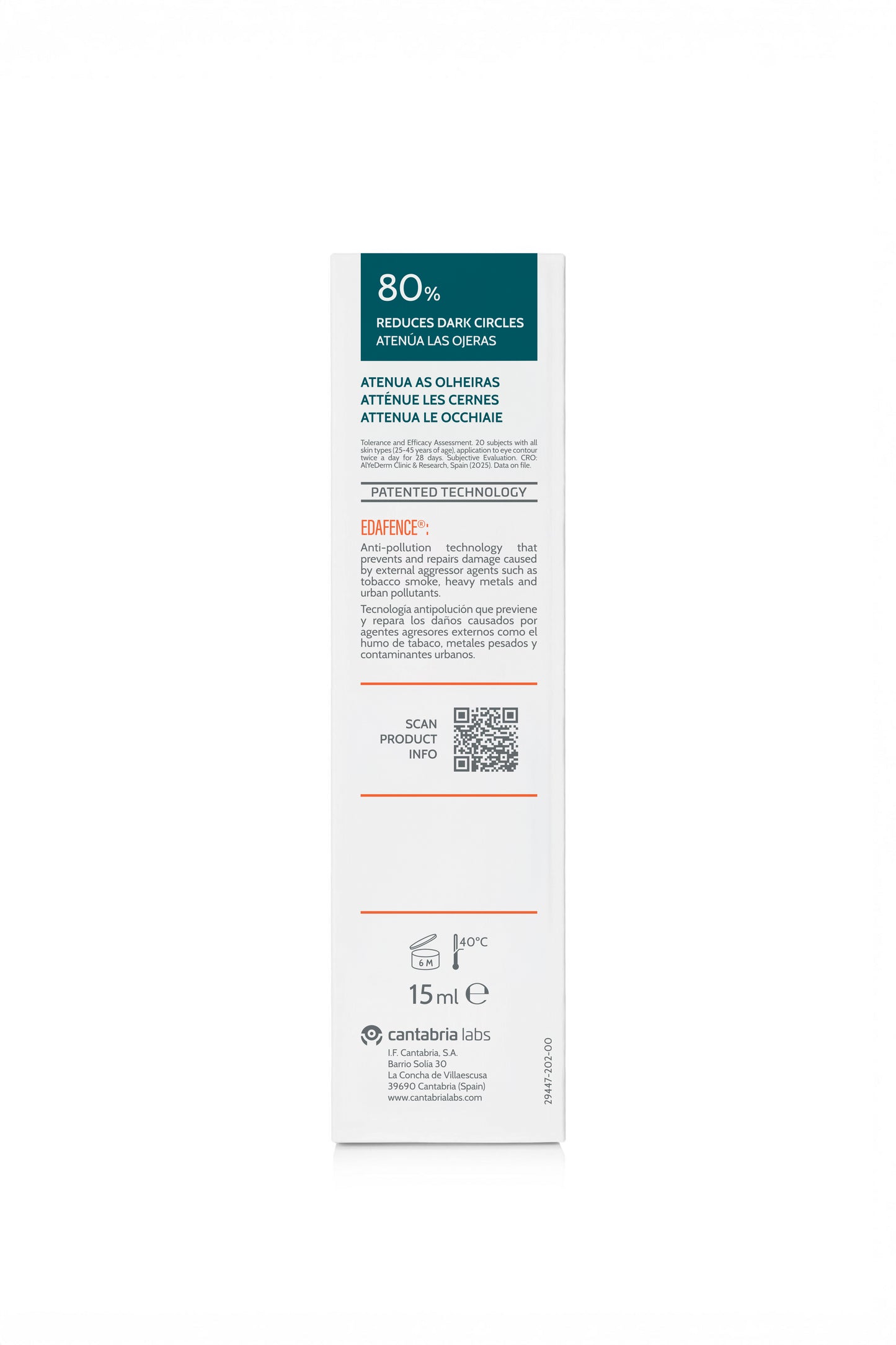 Endocare Radiance contorno de olhos iluminador 15ml