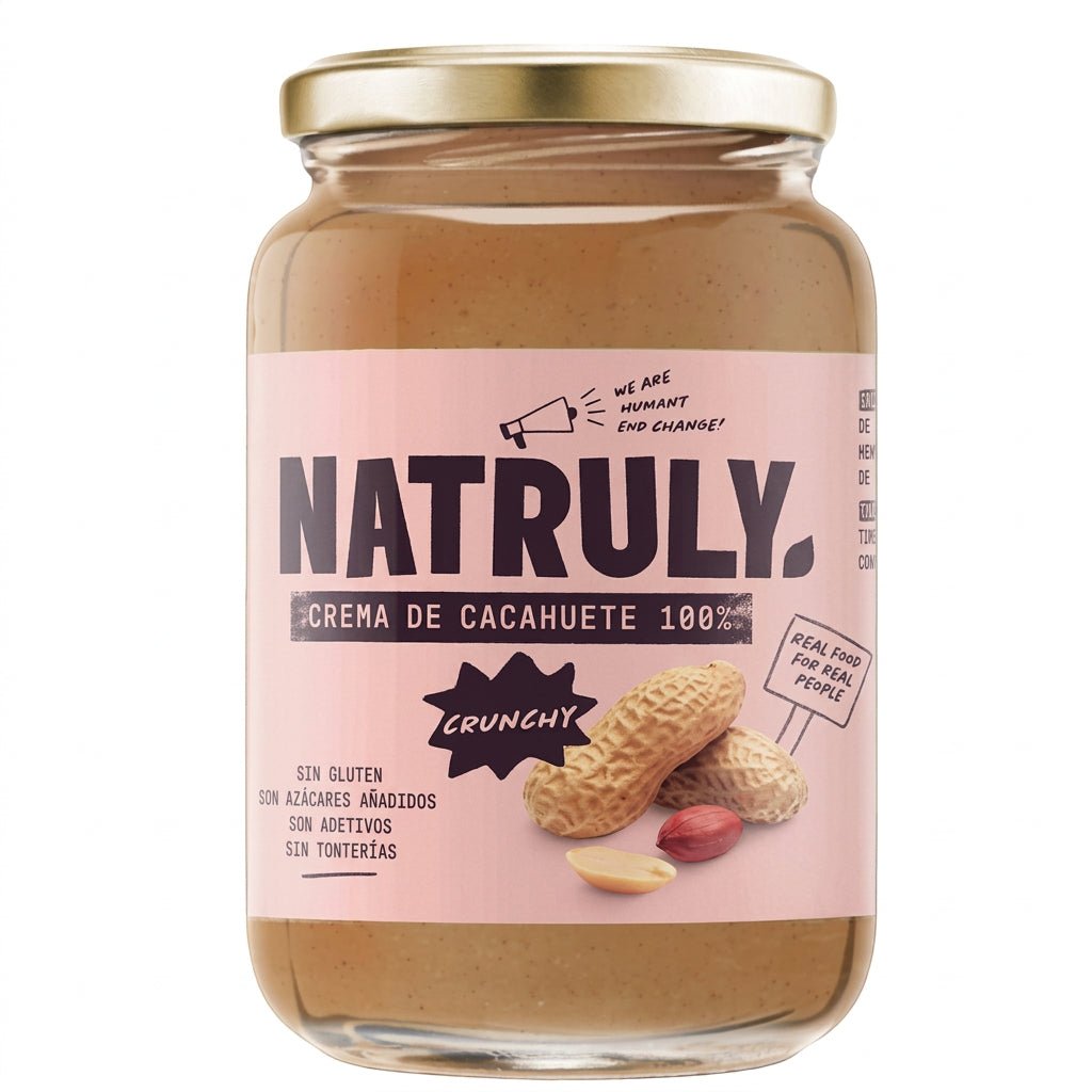 Natruly Crema de Cacahuete Crunchy 500g