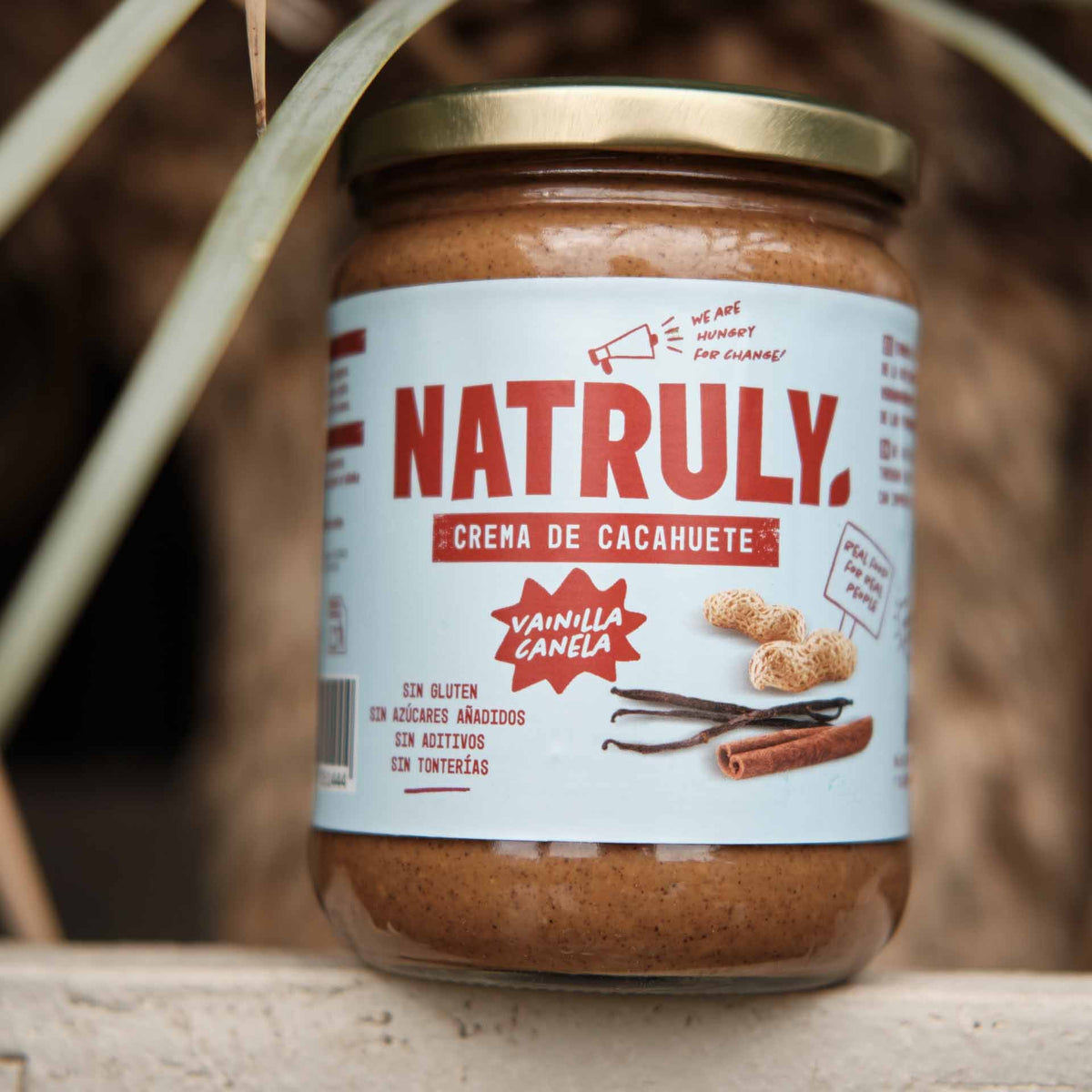 Natruly Crema de Cacahuete Canela y Vainilla 500g - 2