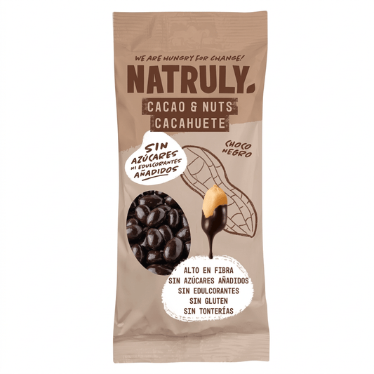 Natruly Cacao&Nuts de Chocolate negro 50g