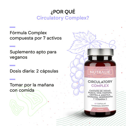 Nutralie Circulatory Complex Diosmina + Hesperidina 60 Cápsulas