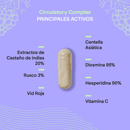 Nutralie Circulatory Complex Diosmina + Hesperidina 60 Cápsulas