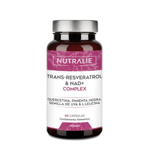 Nutralie Trans Resveratrol y NAD+ Complex 60 Cápsulas