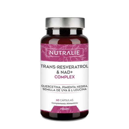 Nutralie Trans Resveratrol y NAD+ Complex 60 Cápsulas