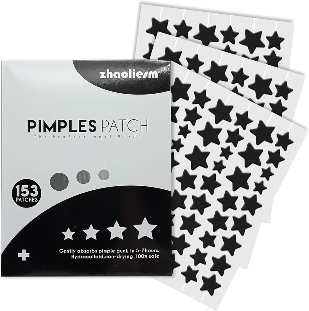 Patchd Star Sobre 40 Unidades Negro