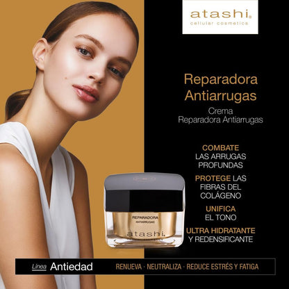 ATASHI Cellular Crema Reparadora Antiarrugas 50 ml-3