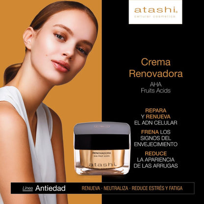 ATASHI Cellular Crema Renovadora AHA Fruit Acids 50 ml-3