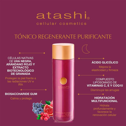 ATASHI Antioxidante Tónico Regenerante Purificante 250 ml-4