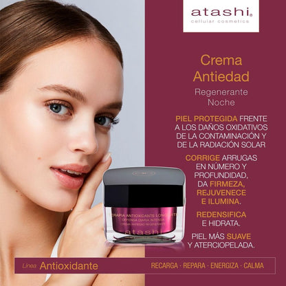 ATASHI Antioxidante Crema Antiedad Regenerante 50 ml-3