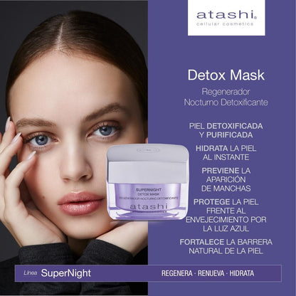 ATASHI Supernight Mascarilla Detox Purificante 50 ml-3