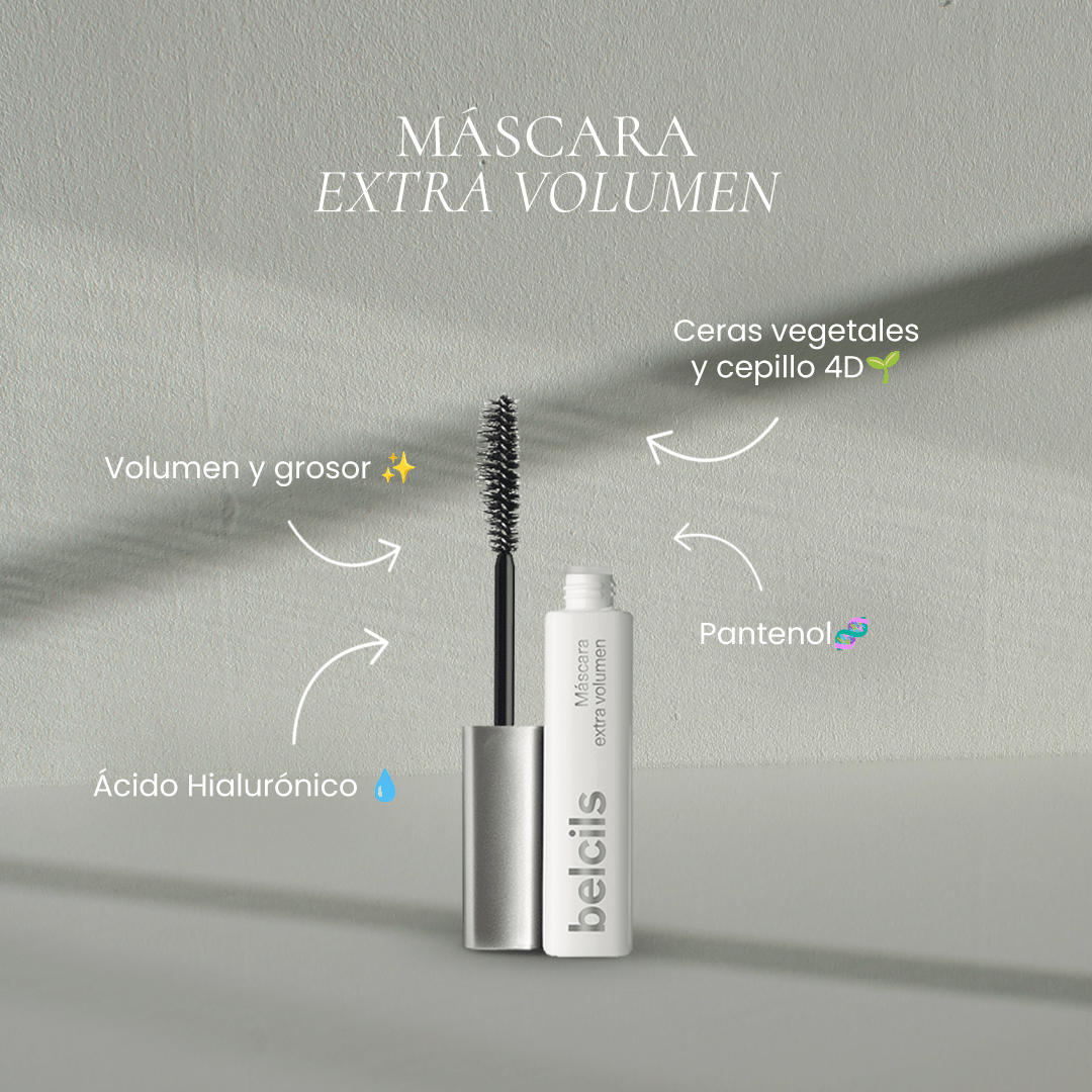 Belcils Máscara Pestañas Extra Volumen Negro 8 ml