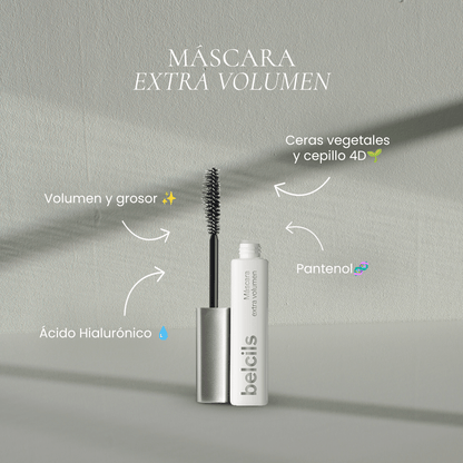 Belcils Máscara Pestañas Extra Volumen Negro 8 ml