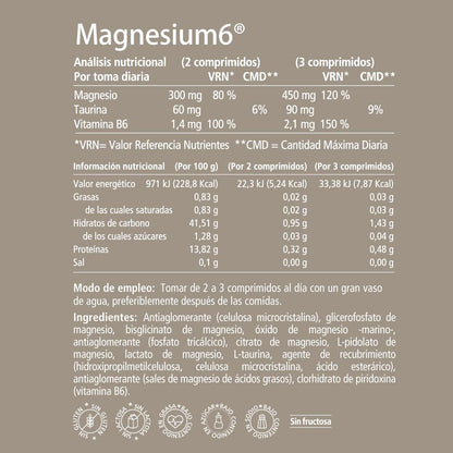 VITAE Magnesium6 20 Comprimidos