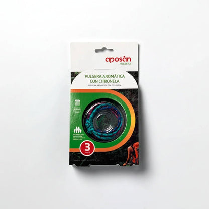 Aposan Pulsera Cabo Citronela 3 uds