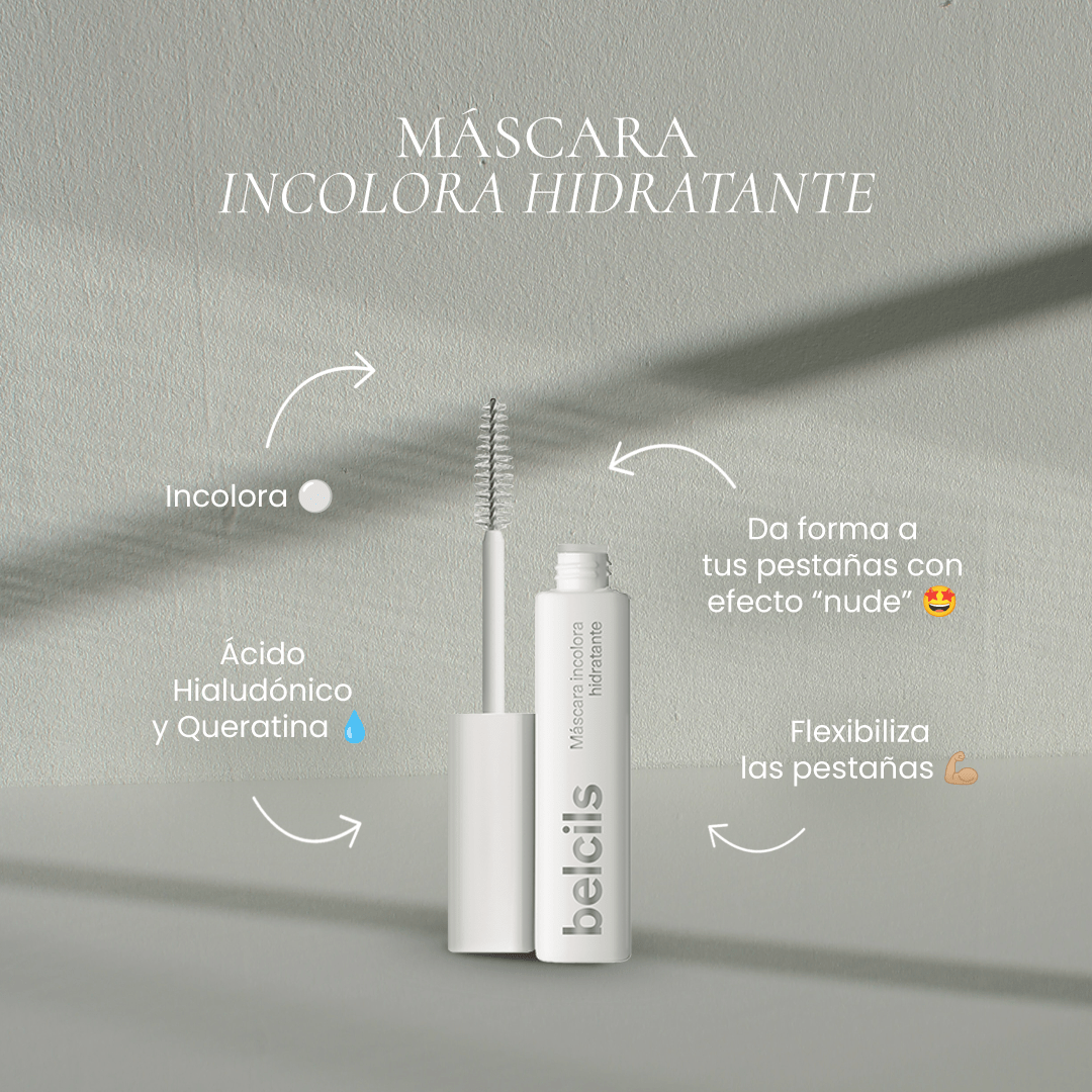 Belcils Farblose Feuchtigkeits-Mascara 7ml