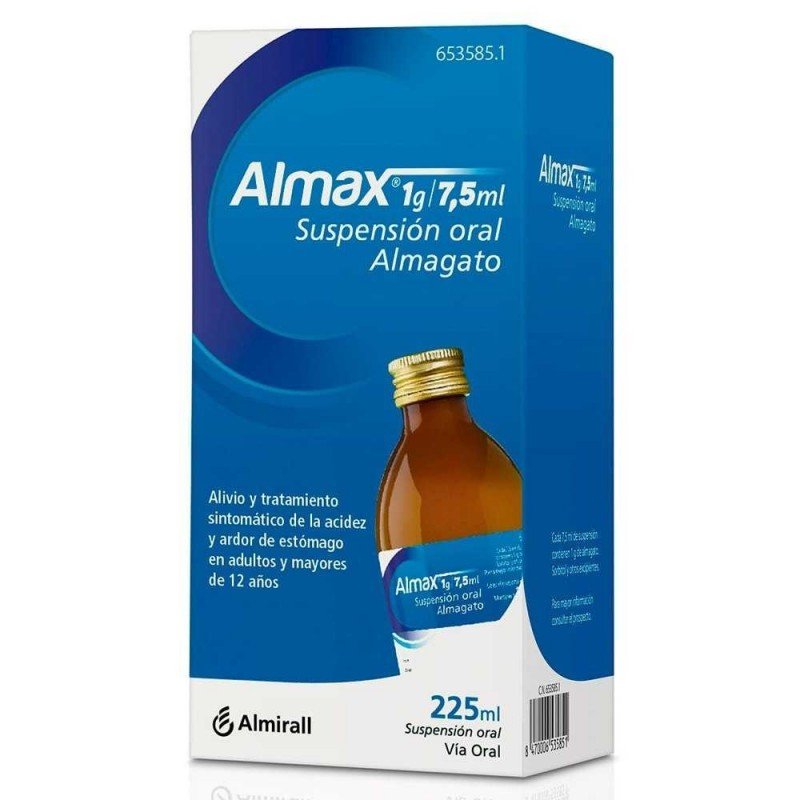 Almax 1 g/7,5 ml Suspensión Oral 1 Frasco 225 ml