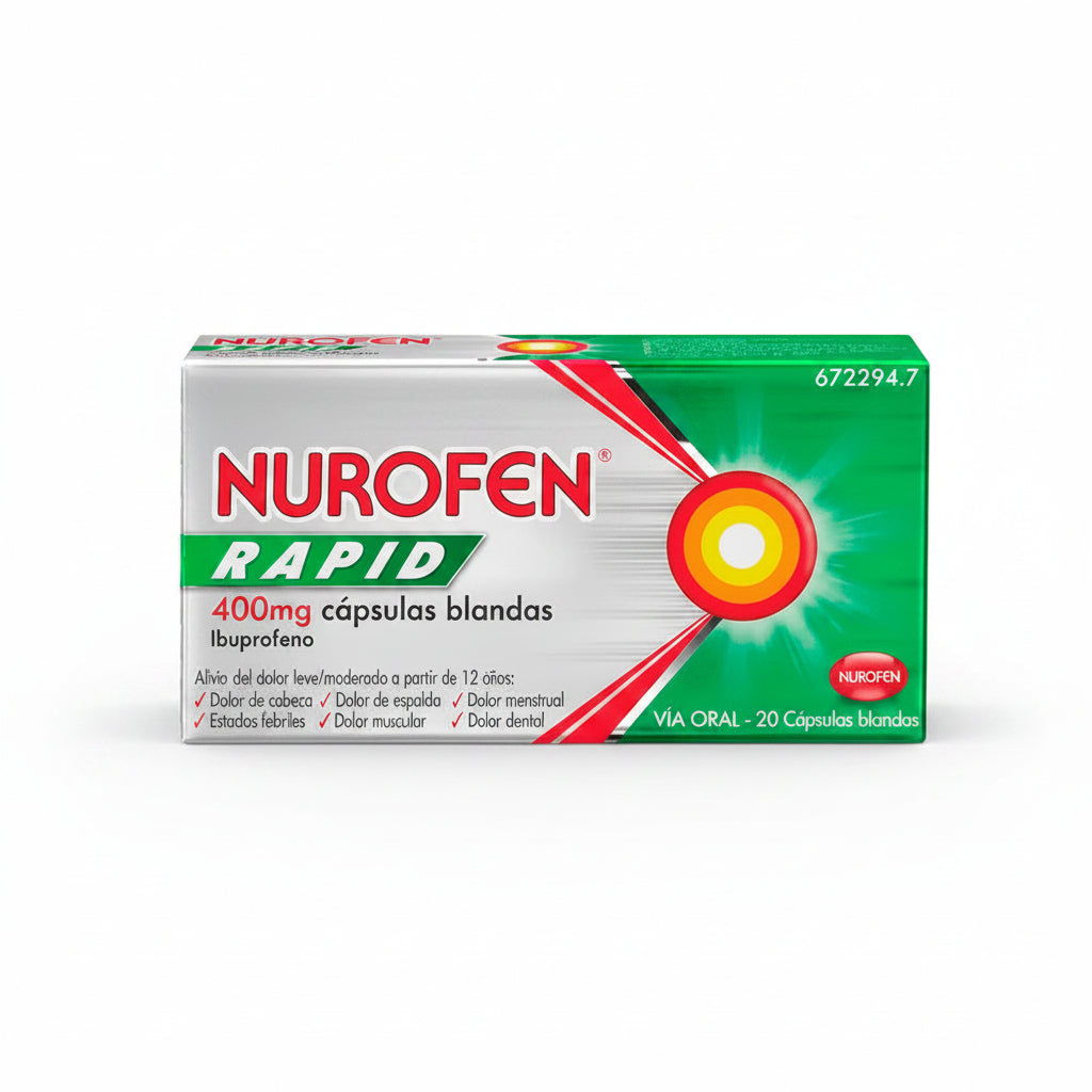 Nurofen Rapid 400 mg 20 Cápsulas Blandas