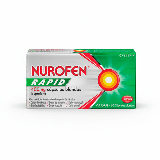 Nurofen Rapid 400 mg 20 Cápsulas Blandas