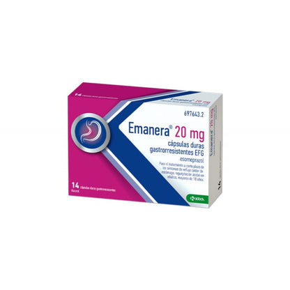 Emanera Efg 20 mg 14 Cápsulas Gastrorresistentes (Blister Opa/Al/Pvc/Al)