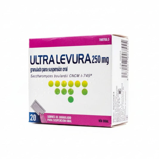 Ultra-Levura 250 mg 20 Sobres Polvo Para Suspension Oral - 2