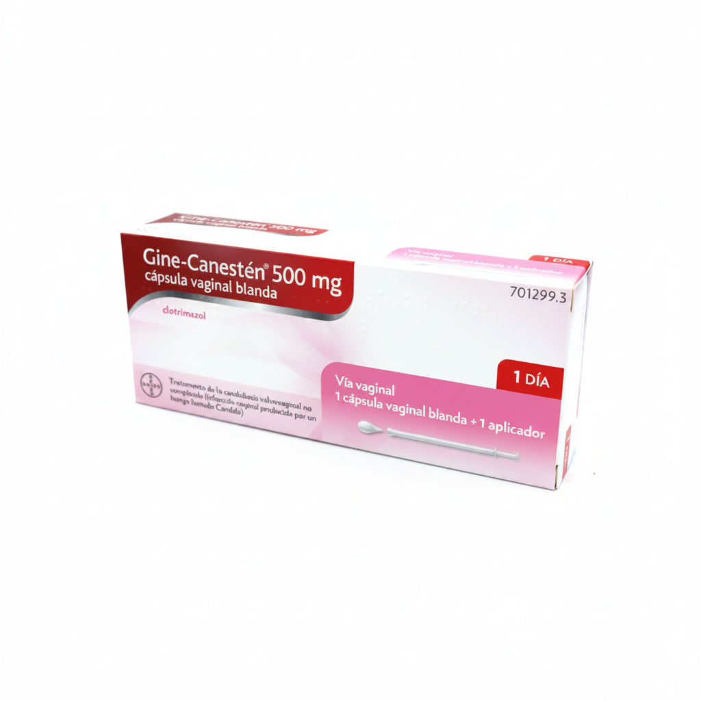 Gine-Canesten 500 mg 1 Capsula Vaginal Blanda