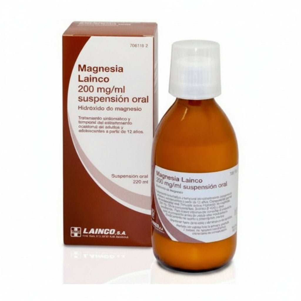 Magnesia Lainco 200 mg/ml Suspensión Oral 1 Frasco 220 ml