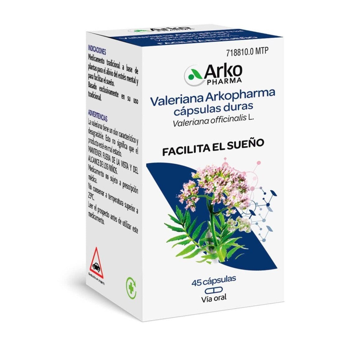 Valeriana Arkopharma 350 mg 45 cápsulas