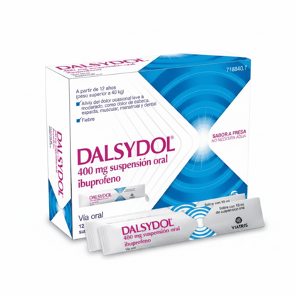 Dalsydol 400 mg 12 Sobres Suspension Oral 10 ml
