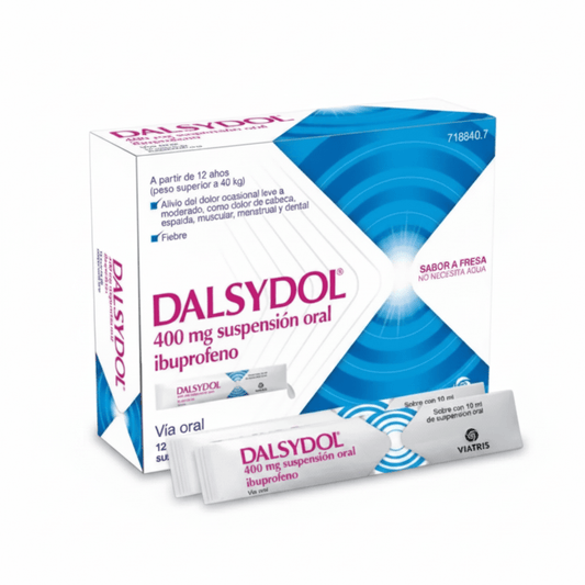 Dalsydol 400 mg 12 Sobres Suspension Oral 10 ml