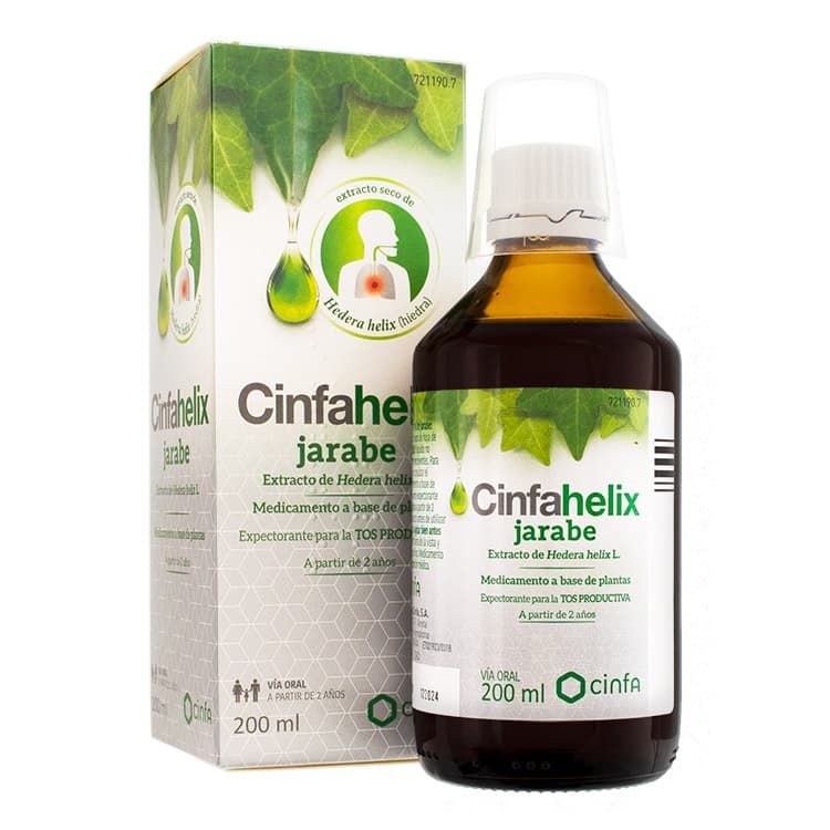 Cinfa Cinfahelix ivy cough syrup for chesty cough 200ml