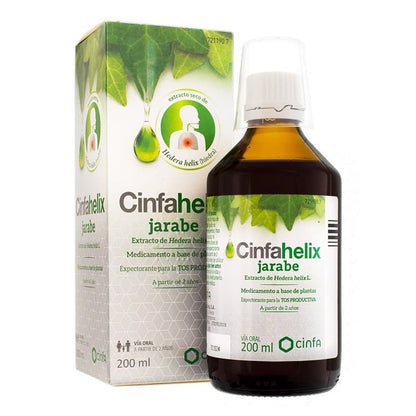 Cinfa Cinfahelix ivy cough syrup for chesty cough 200ml