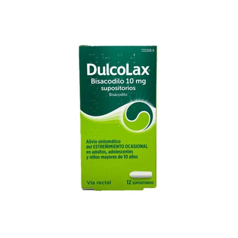 Dulcolax Bisacodilo 10 mg 12 Supositorios