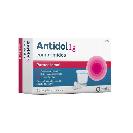 Antidol 1g 10 comprimidos