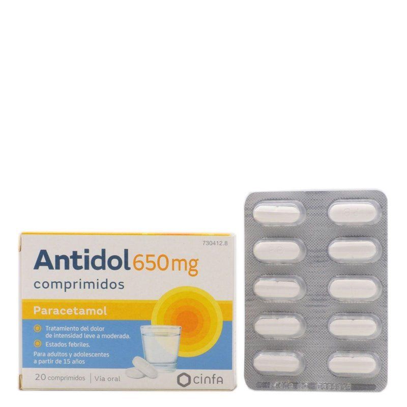Antidol 650mg 20 comprimidos